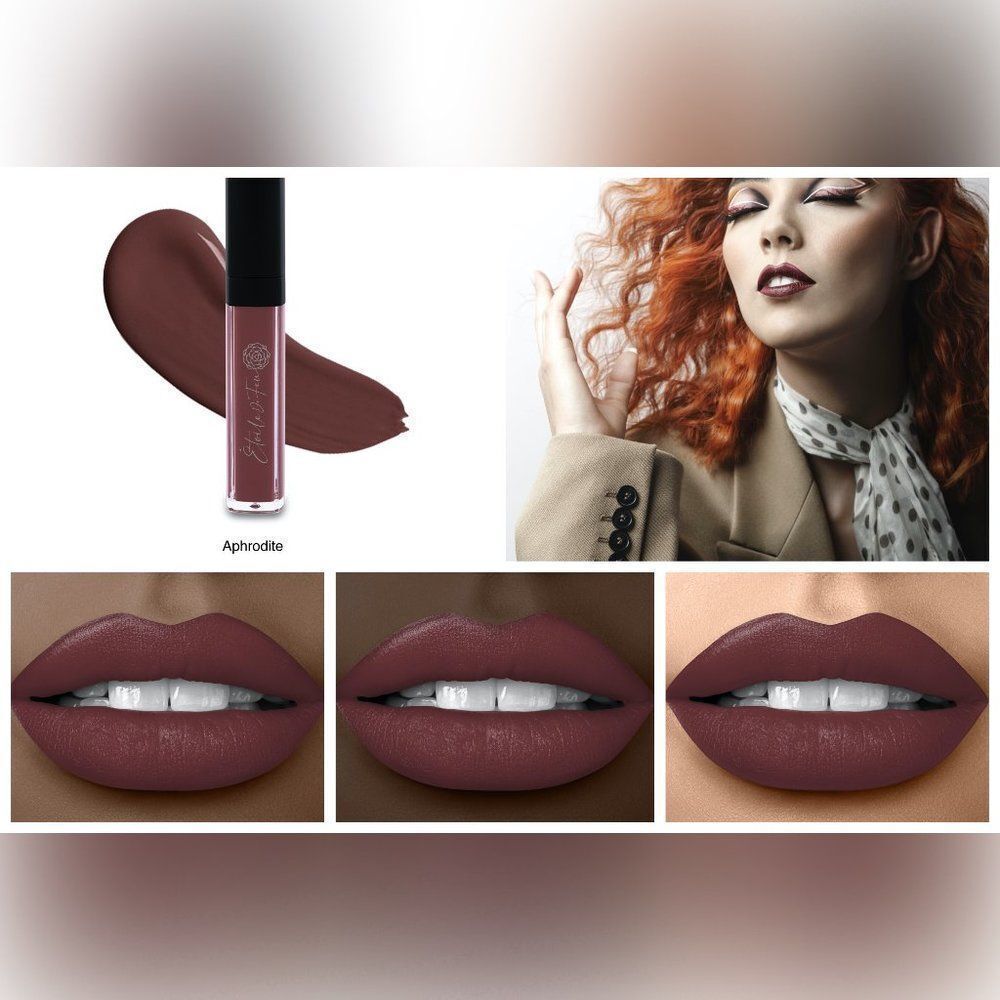 Liquid Lipstick - Aphrodite: Long Lasting & Vibrant Color, Vegan & Cruelty Free